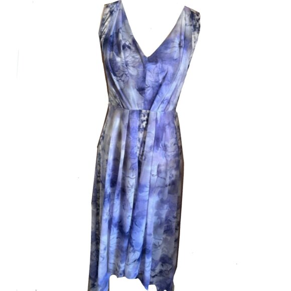 Simply Vera Vera Wang Floral Print Sleeveless Maxi Dress - Picture 11 of 11